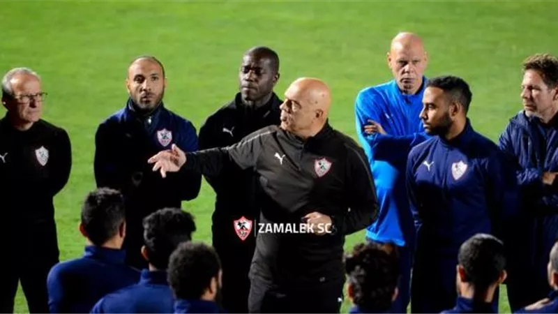 جروس يوجه رسالة للاعبي الزمالك قبل إياب نهائي الكونفدرالية