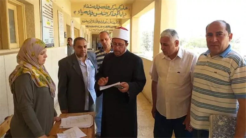 انتظام تصحيح الشهادتين الاعدادية والابتدائية الأزهرية بالمنوفية
