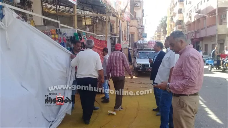 محافظ أسيوط: استمرار حملات إزالة الاشغالات ودهان البلدورات والميادين بأسيوط
