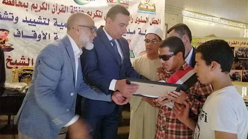 تكريم ١٠٠ من حفظة القرآن الكريم بمسابقة الأوقاف بكفرالشيخ