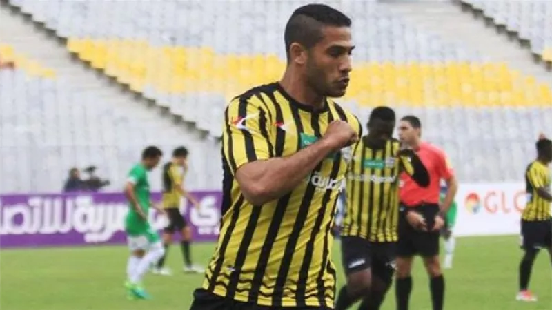 المقاولون العرب يحتفل بإنضمام مهاجمه للمنتخب الوطنى