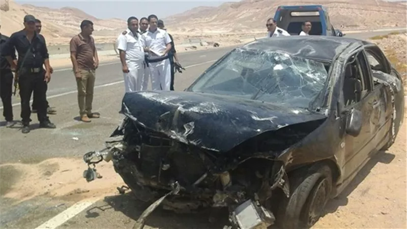 مصرع شخص وإصابة 8 آخرين فى حادث تصادم على طريق بلقاس جمصة