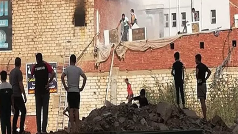 محاولة السيطرة على حريق محدود في بيلا