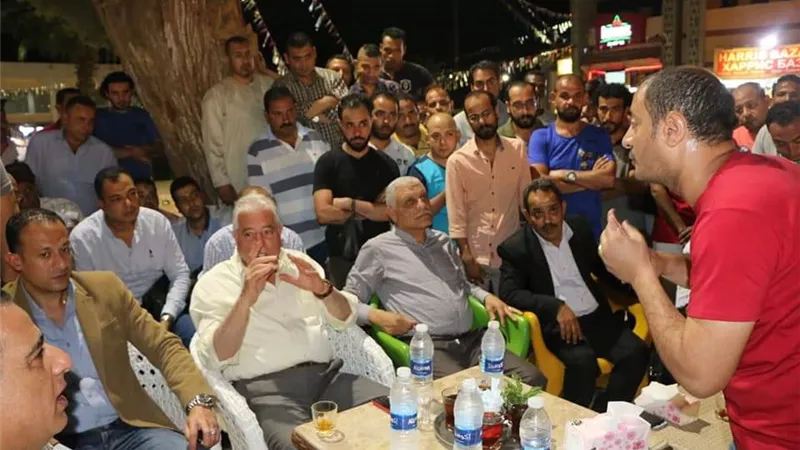 100 ألف جنيه للمتضررين من حريق السوق التجاري بشرم الشيخ