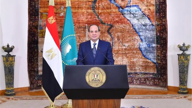 بالفيديو الرئيس يوجه التحية للشعوب الافريقية بمناسبة يوم افريقيا في كلمة مترجمة للغة الانجليزية