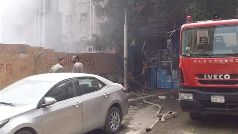 الحماية المدنية تنجح فى السيطرة على حريق بسهل حمزة بحى العمرانية