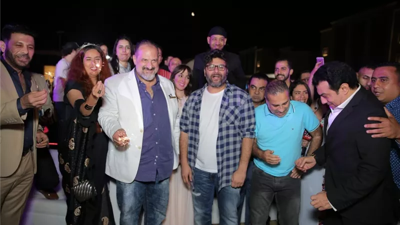 إيهاب توفيق وخالد الصاوي وإياد نصار فى عيد ميلاد وليد منصور .. صور