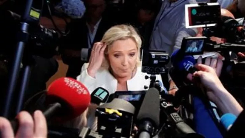 ماريان لوبان تعلن فوزها على حزب الرئيس الفرنسى بالانتخابات الأوروبية