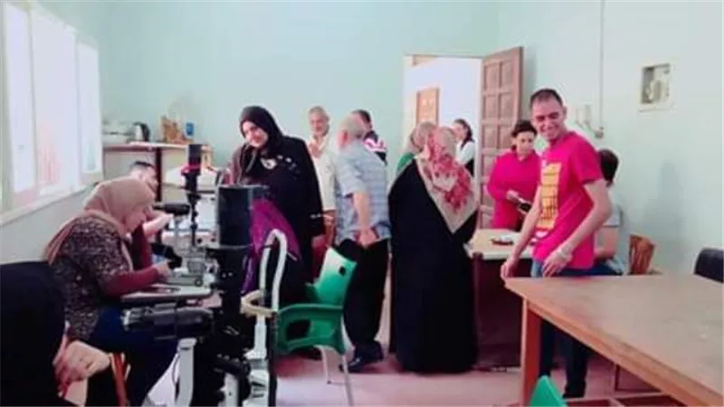 مستقبل وطن ينظم قافلة للعيون بمدينة بيلا