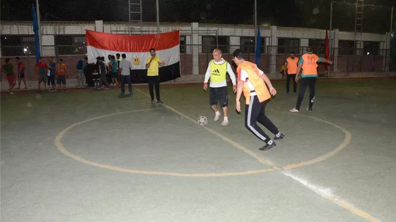 منافسة قوية تشهدها جامعة أسيوط فى مباريات كرة القدم