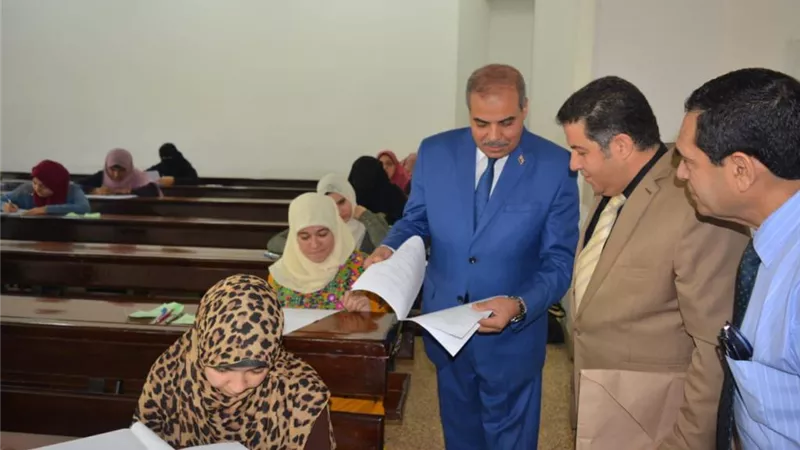 رئيس جامعة الأزهر: تصحيح المواد المنتهية أولاً بأول لسرعة إعلان النتائج