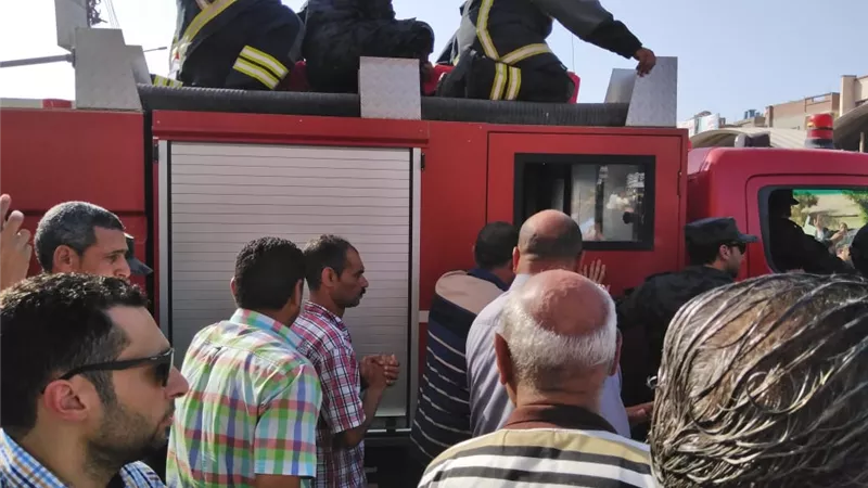 تشييع جثمان النقيب علي خالد شهيد مأمورية سيناء بمسقط رأسة بالمحمودية..صور وفيديو