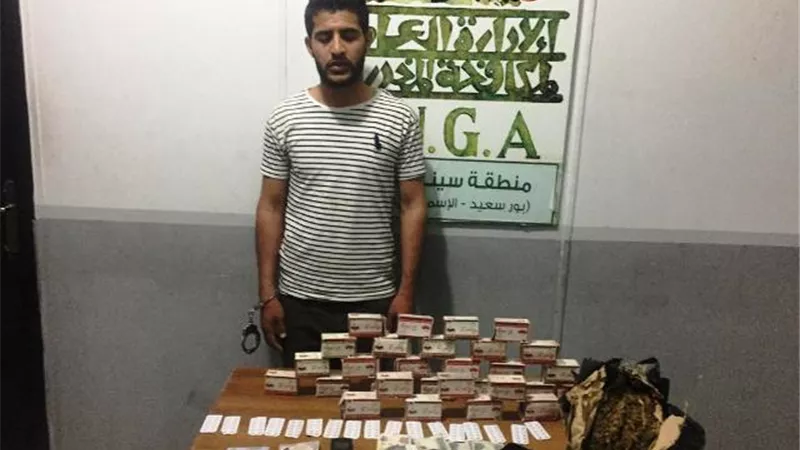 احباط تهريب خمسة آلاف قرص ترامادول بالاسماعيلية