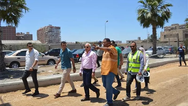 محافظ بورسعيد يوجه بسرعة التنفيذ والالتزام بالمخطط العام لتطوير محمد علي