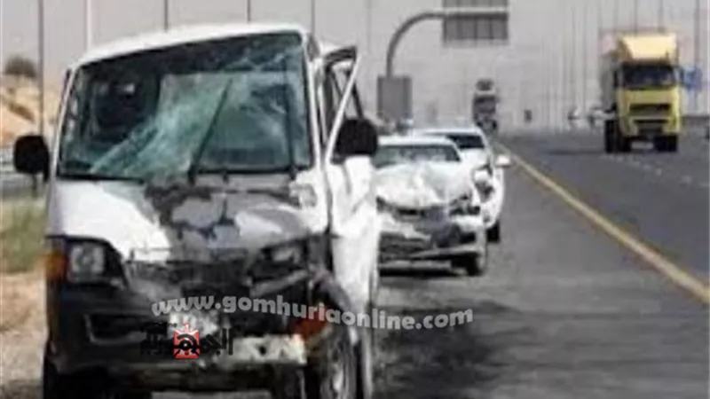 بالأسماء مصرع وإصابة ١١ فى انقلاب ميكروباص ببنى سويف