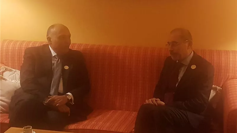 وزير الخارجية المصرى يلتقي نظيره الأردني