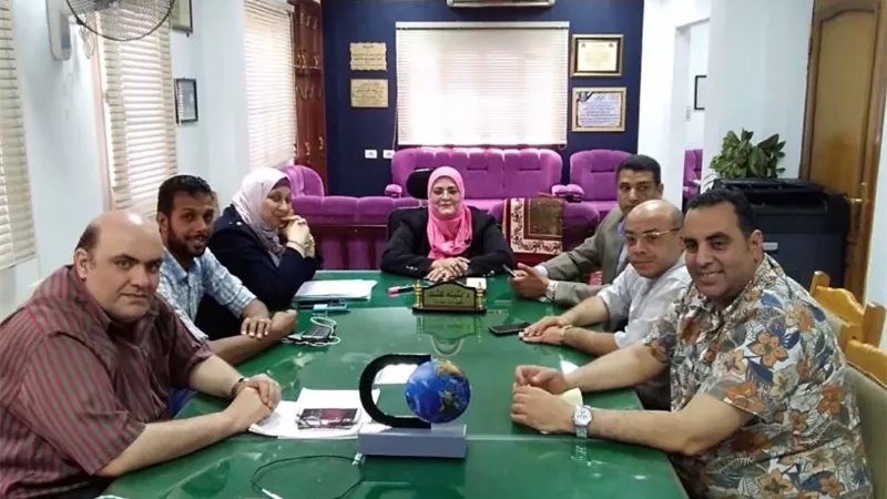 كشك تتابع اعمال الإمتحانات بكفر الشيخ