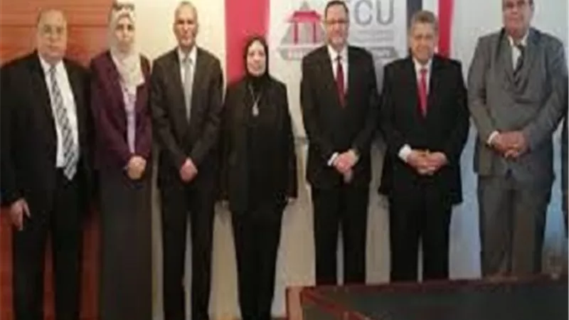 إتفاقيه تعاون بين الجامعة المصرية الصينية والمركز القومى للبحوث