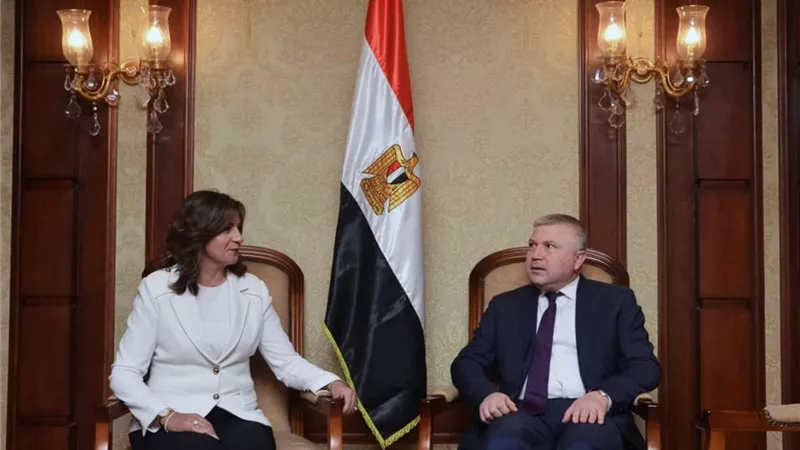 وزيرة الهجرة تستقبل السفير الأرميني الجديد بالقاهرة