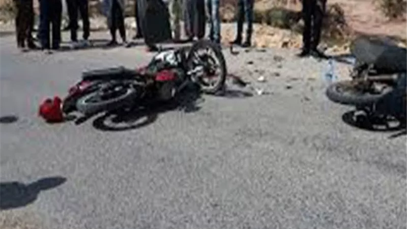 صدام الدراجات يتسبب فى إصابة ٦اشخاص بالوادى الجديد