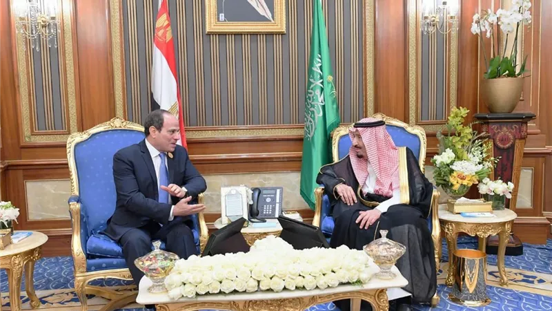 السيسي يلتقي العاهل السعودي على هامش قمة منظمة التعاون الإسلامي