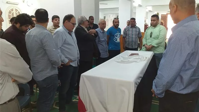 بالصور.. منيا القمح تستعد لتشييع جثمان معاون مباحث ابوحماد