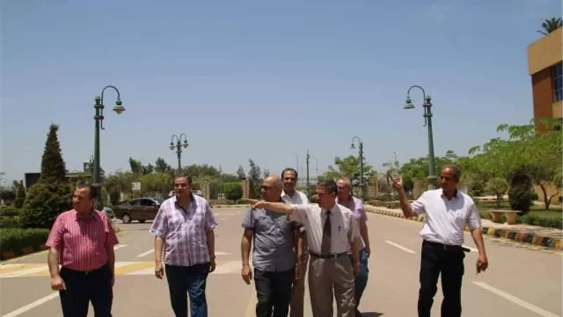 رئيس جامعة كفر الشيخ : وصول أجهزة التدريبات الرياضية لإنشاء ثلاثة حدائق
