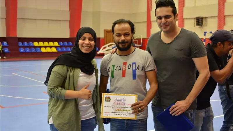 تكريم وليد جمال مدير تصوير أسرار المشاهير بالمركز الاوليمبي .. صور