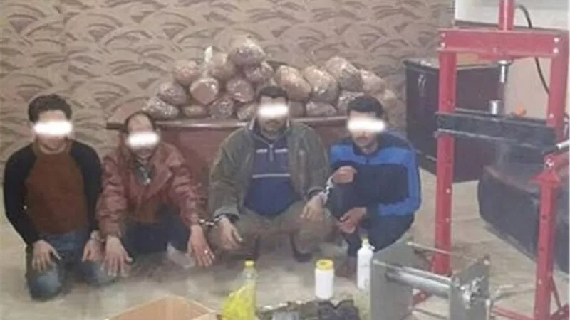 ضبط عامل بمغسلة يروج 20 قطعة حشيش بمركز الخارجة