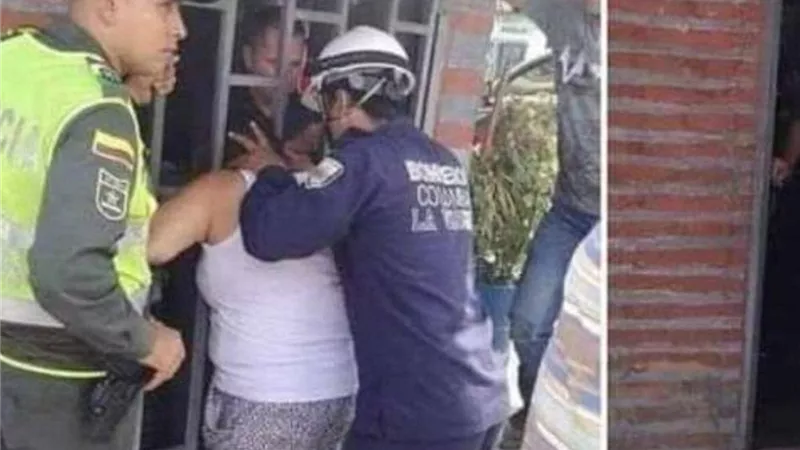 أرادت أن تطمئن على جيرانها فوقعت في ورطة 