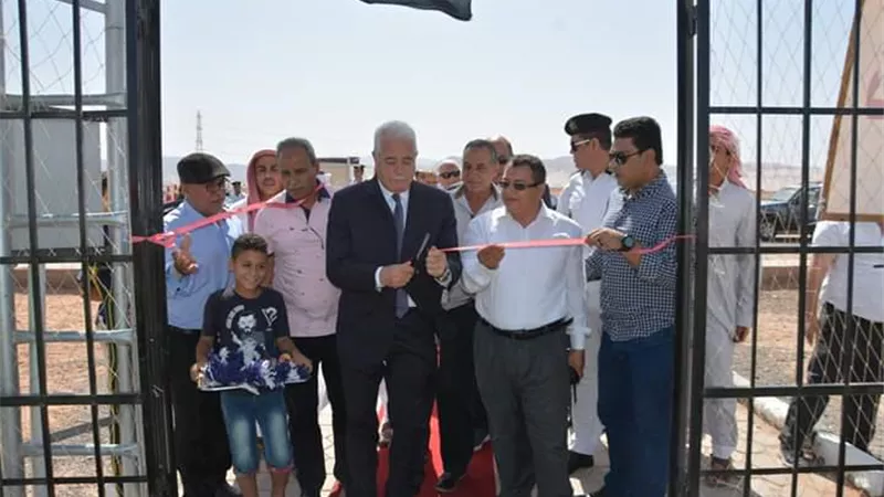 فودة يفتتح ملعب خماسي لكرة القدم بمدينة أبورديس