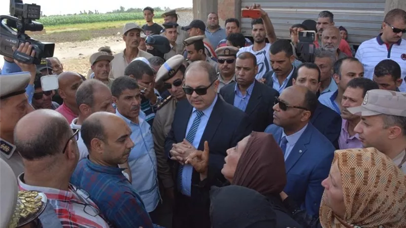 جنازة مهيبة لشهيد الوطن جندى عبوده عبد الوهاب بقرية بلقينا بالمحلة الكبرى بحضور محافظ الغربية