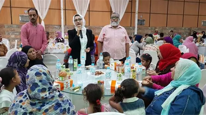 نائب محافظ الوادى الجديد تشارك بالإفطار الجماعي للعاملين بمرافق الخارجة