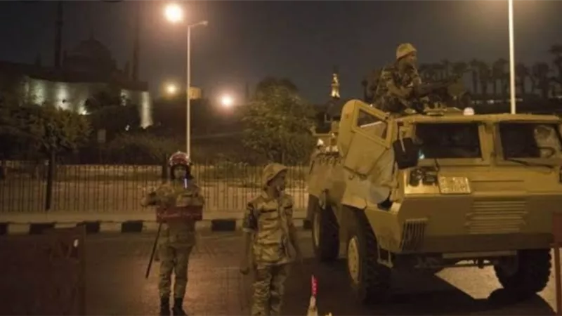 هجوم ارهابي على كمين بشمال غرب العريش و تبادل اطلاق النيران