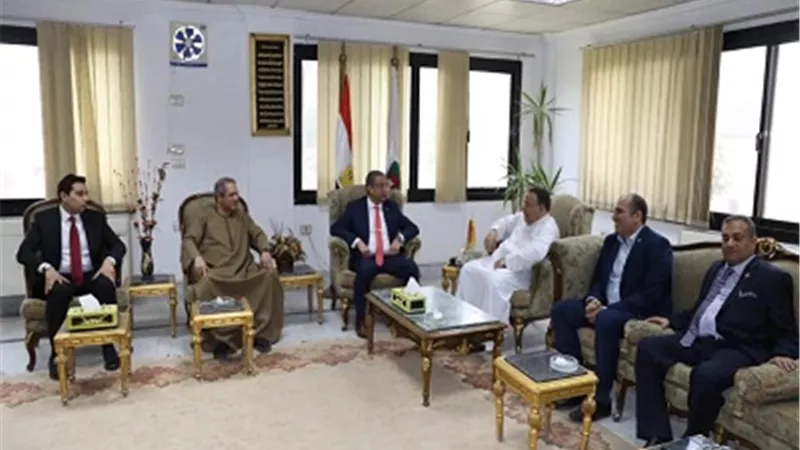 محافظ سوهاج يستقبل وكيل أول مجلس النواب