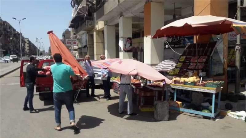 تكثيف حملات إزالة الاشغالات بإحياء بور سعيد
