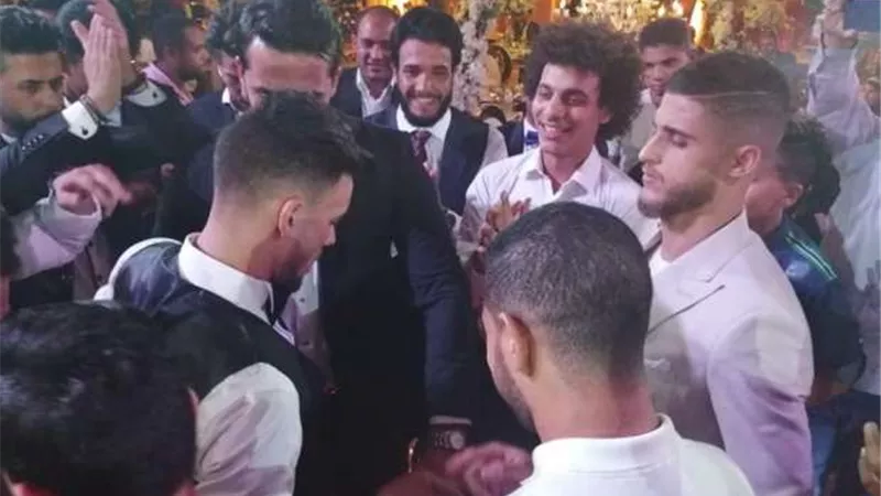 نجوم الرياضة فى حفل زفاف صلاح محسن.. صور