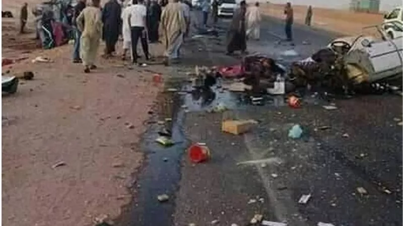 ننشر أسماء مصابي حادث الطريق الصحراوى بأسوان