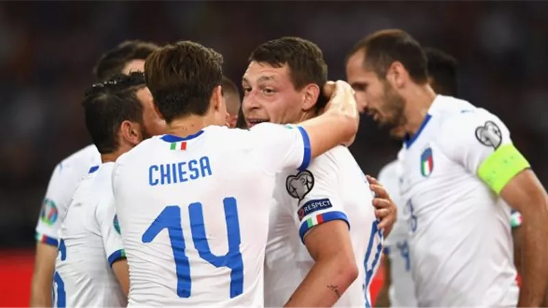 إيطاليا تواصل انتصاراتها بتصفيات يورو 2020 باكتساح اليونان