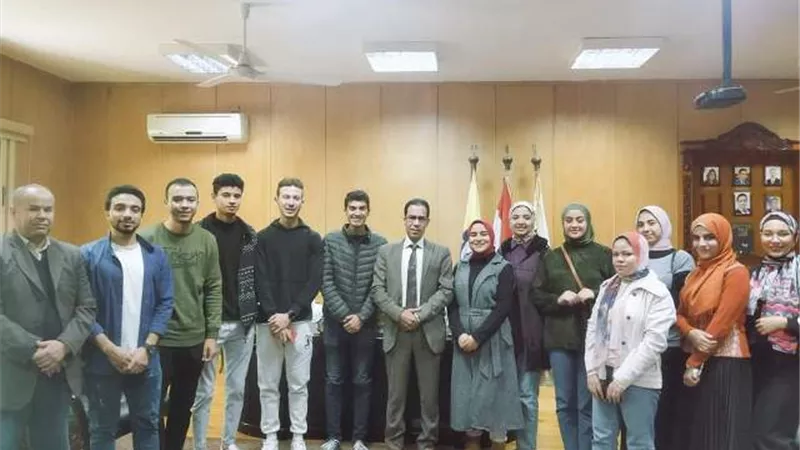 تنصيب اتحاد طلاب كلية أعلام بنى سويف فى تشكيله الجديد