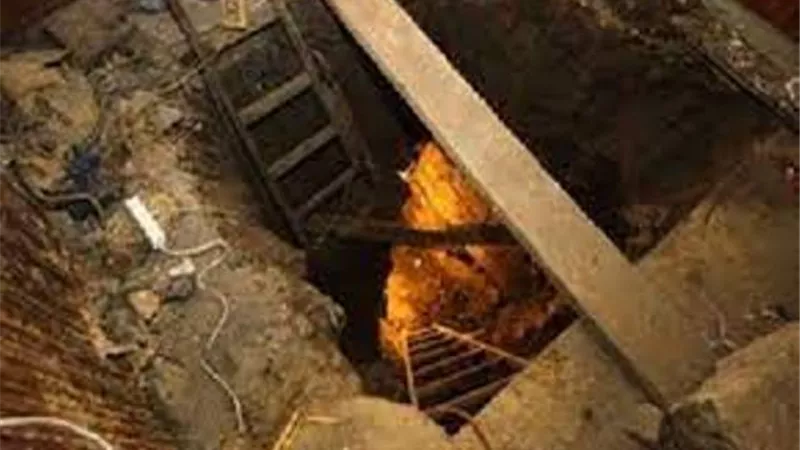مصرع عامل اثناء التنقيب عن الأثار داخل احد المنازل بشبين القناطر