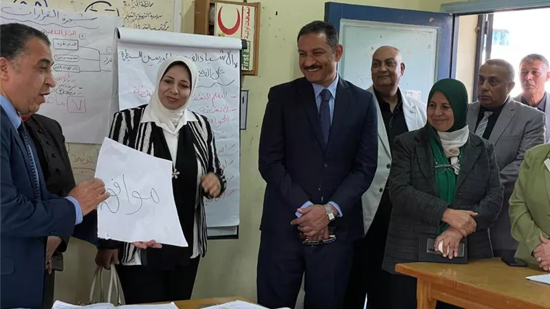 تدريب المعلمين بمركز التنمية المهنية بالدقي