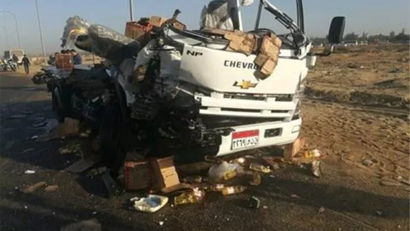 إصابة 7 سيدات فى انقلاب سيارة ببنى سويف