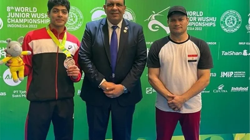 سيف الله محمد يحصد برونزية بطولة العالم للكونغ فو بإندونيسيا