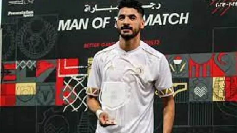 محمد حمدي زكي أفضل لاعب في مباراة أسوان وسموحة