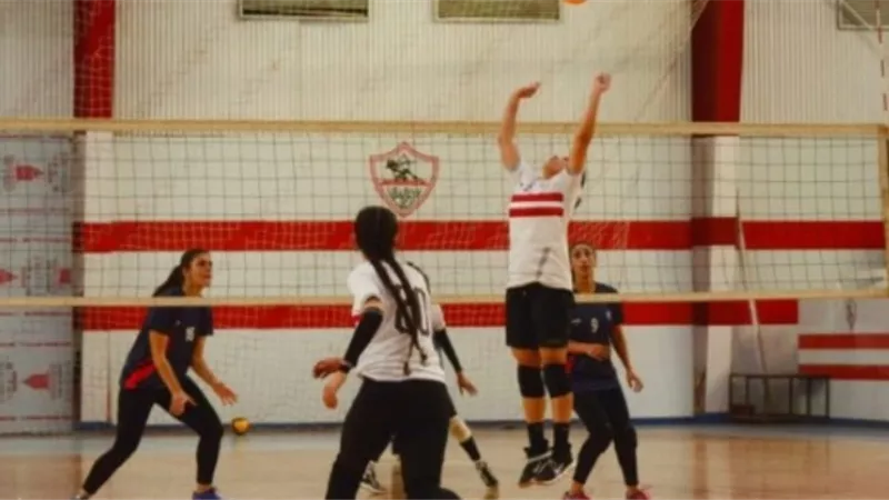 ناشئات طائرة الزمالك يهزمن القناة ببطولة الجمهورية