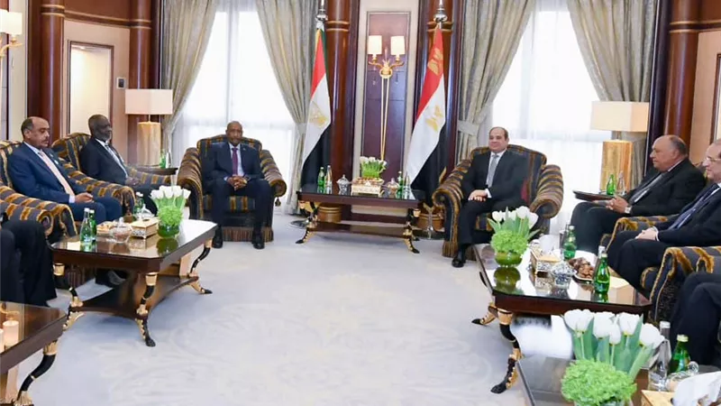 السيسي والبرهان يؤكدان تمسك مصر والسودان بالتوصل إلى اتفاق قانوني ملزم لملء وتشغيل سد النهضة