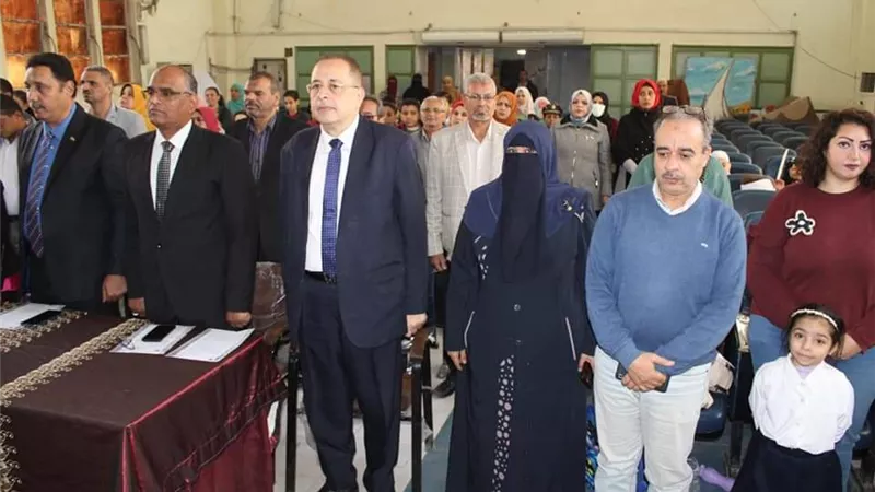 تصعيد المدارس الفائزة في مسابقة اعياد الطفولة بالمنيا