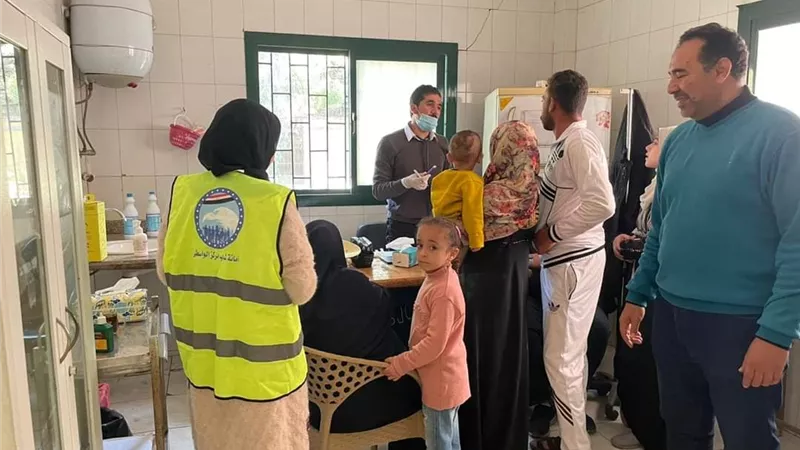 قافلة طبية لمستقبل وطن ببني سويف بالواسطى