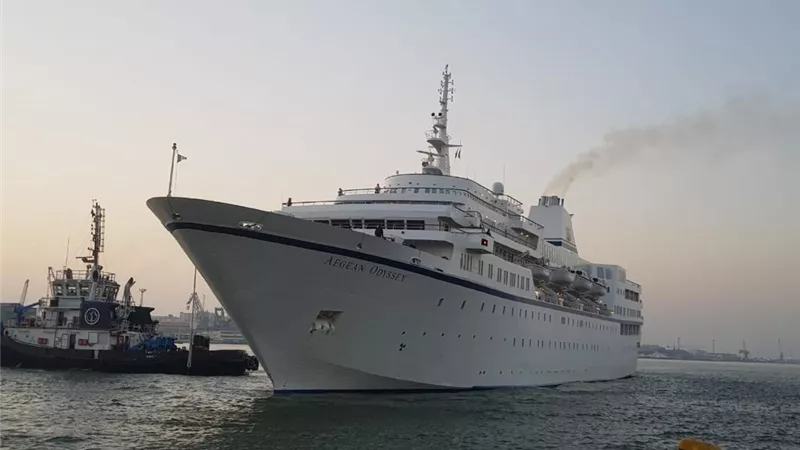 ميناء بورسعيد يستقبل الرحلة الثانية للسفينة السياحية AEGEAN ODYSSEY